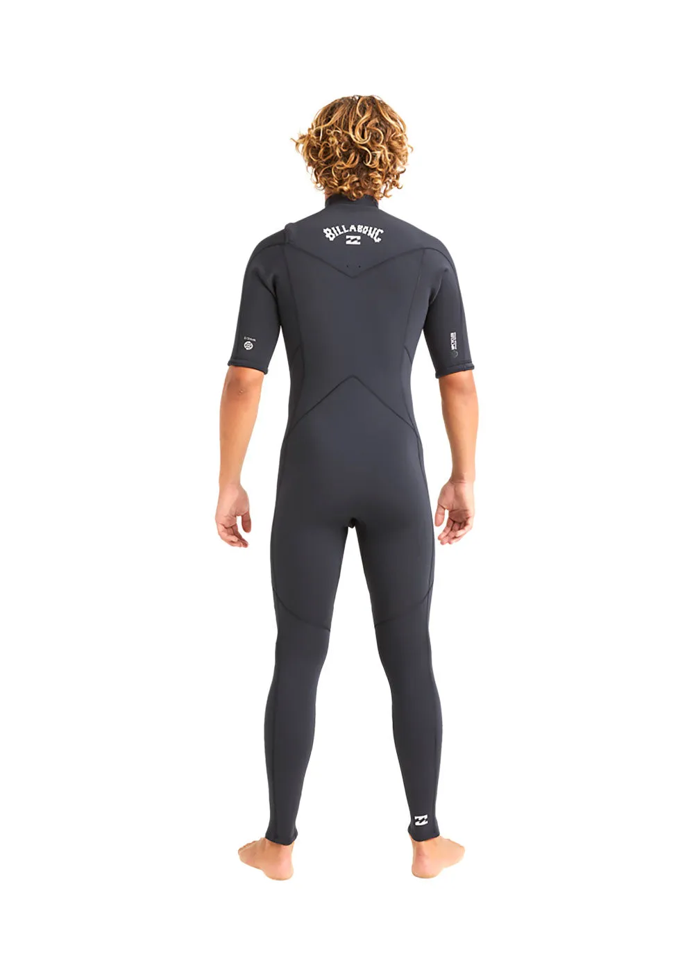 Billabong Mens Absolute Natural 2mm CZ GBS SS Steamer Wetsuit