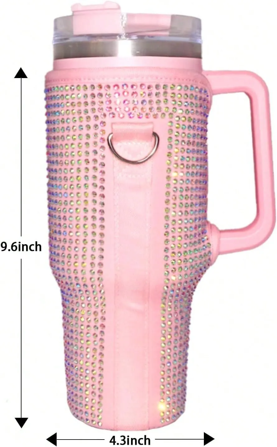 Bling Water Bottle Carrier Bag