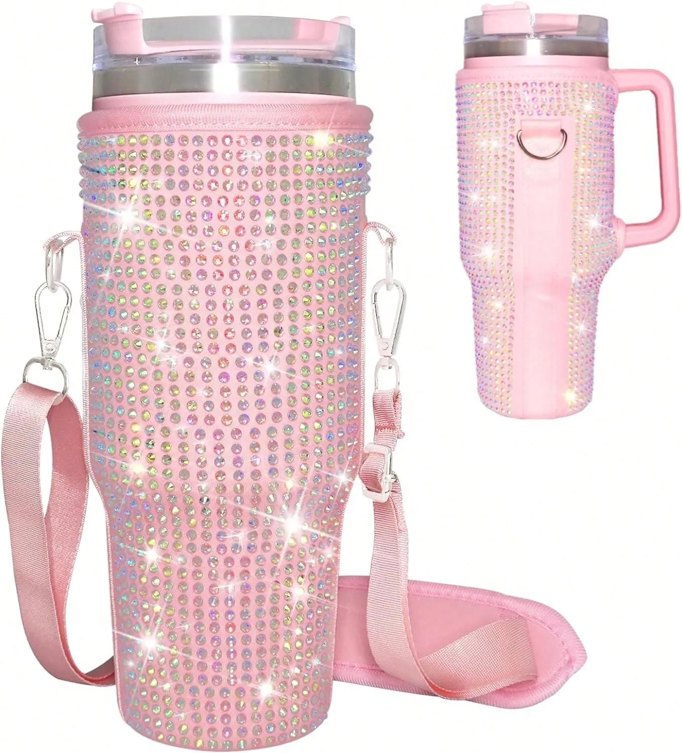 Bling Water Bottle Carrier Bag