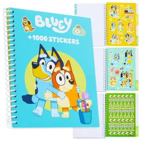 Bluey Sticker Book for Kids with 28 Sticker Sheets & Over 1000 Stickers for Scrapbooking