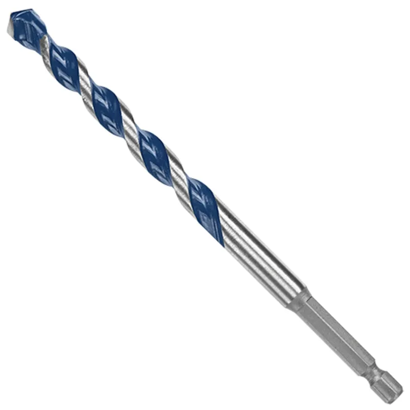 Bosch BlueGranite Turbo HCBG12T Hammer Drill Bit, 3/8 in Dia, 6 in OAL, Milled Flute, 2-Flute, 5/16 in Dia Shank :CD: QUANTITY: 1