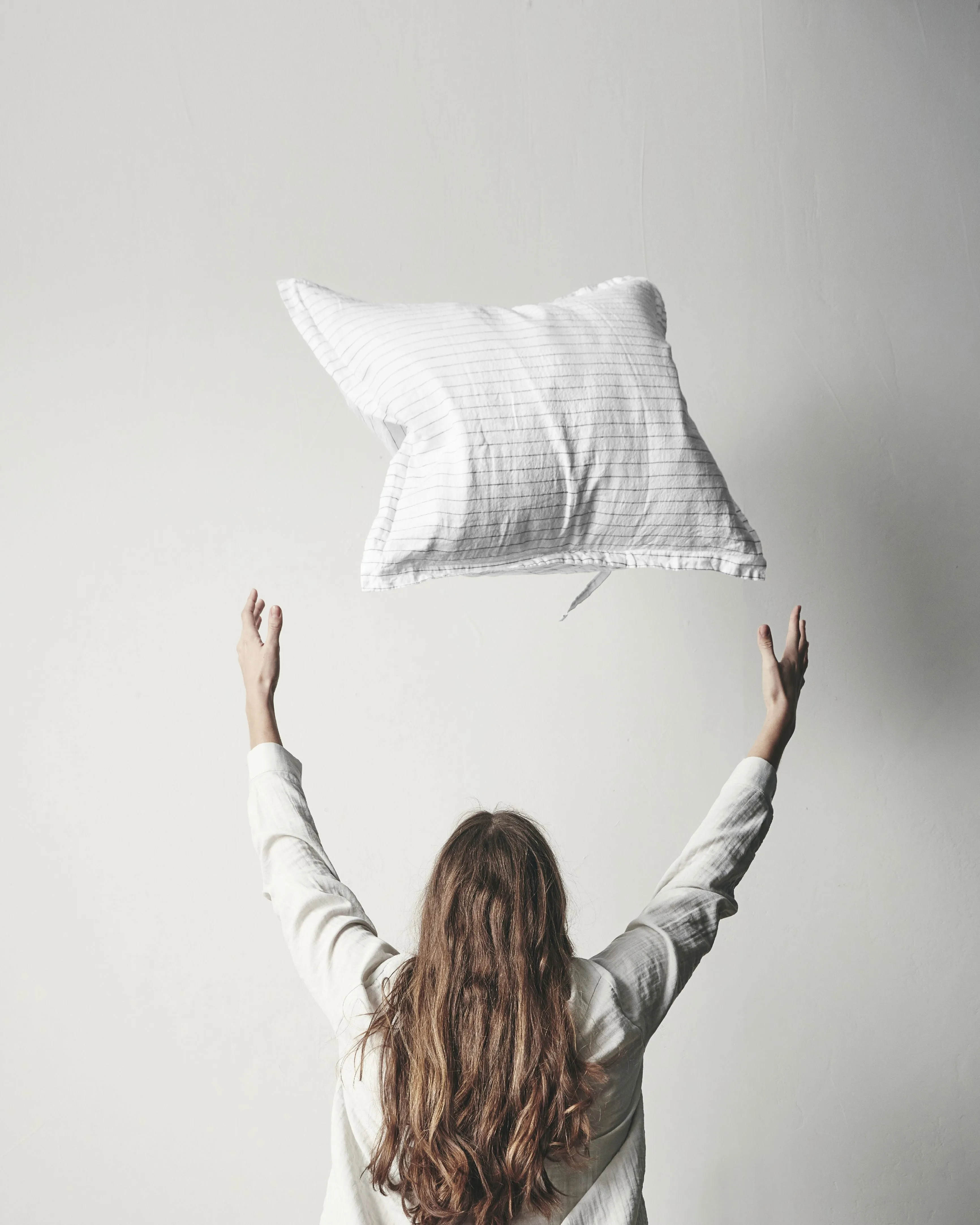 By Nord Dagny Pillowcase 63x60 Cm, Snow With Coal