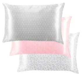 Bye Bye Bedhead Patterned Silky Satin Pillowcase