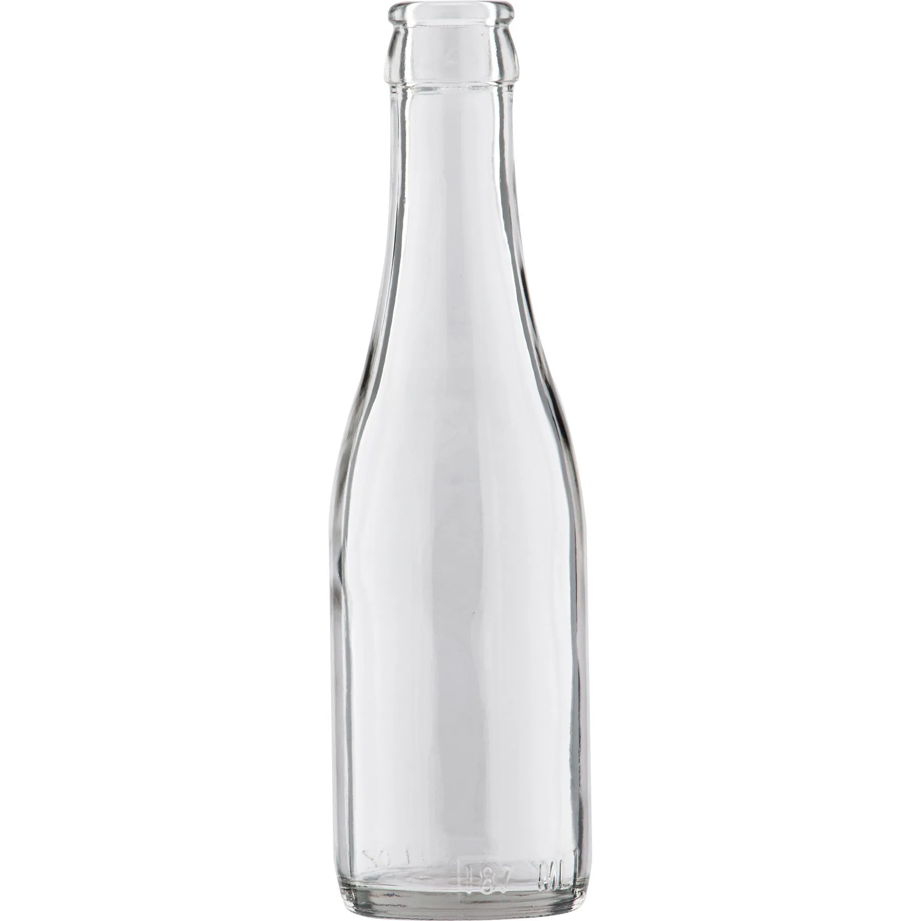 Champagne Bottles, Mini - 187 ml, Clear - Case of 24