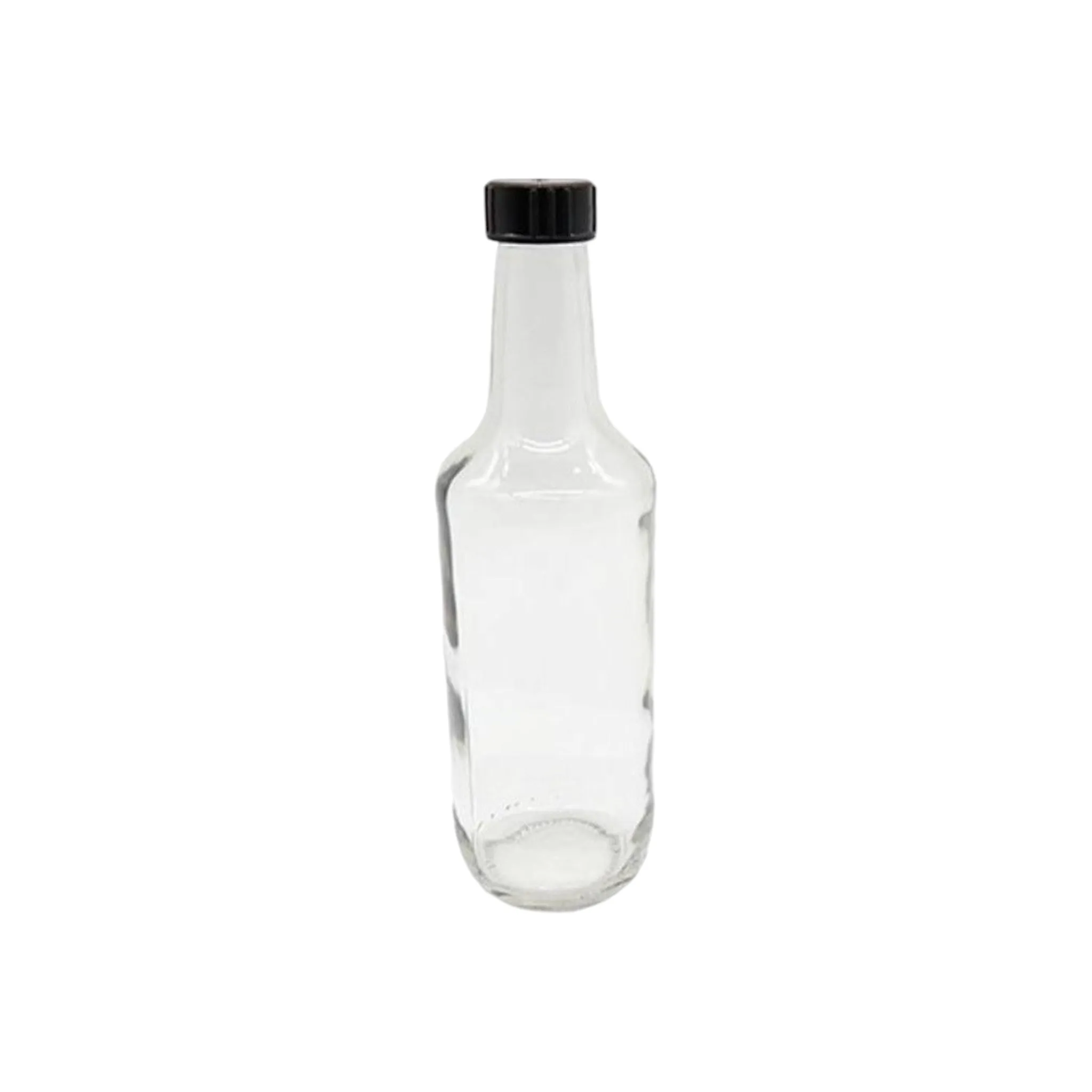 Consol 250ml Glass Worcester Sauce Bottle 250ml with Black Lid BN0723