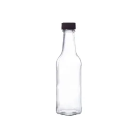 Consol 250ml Glass Worcester Sauce Bottle 250ml with Black Lid BN0723