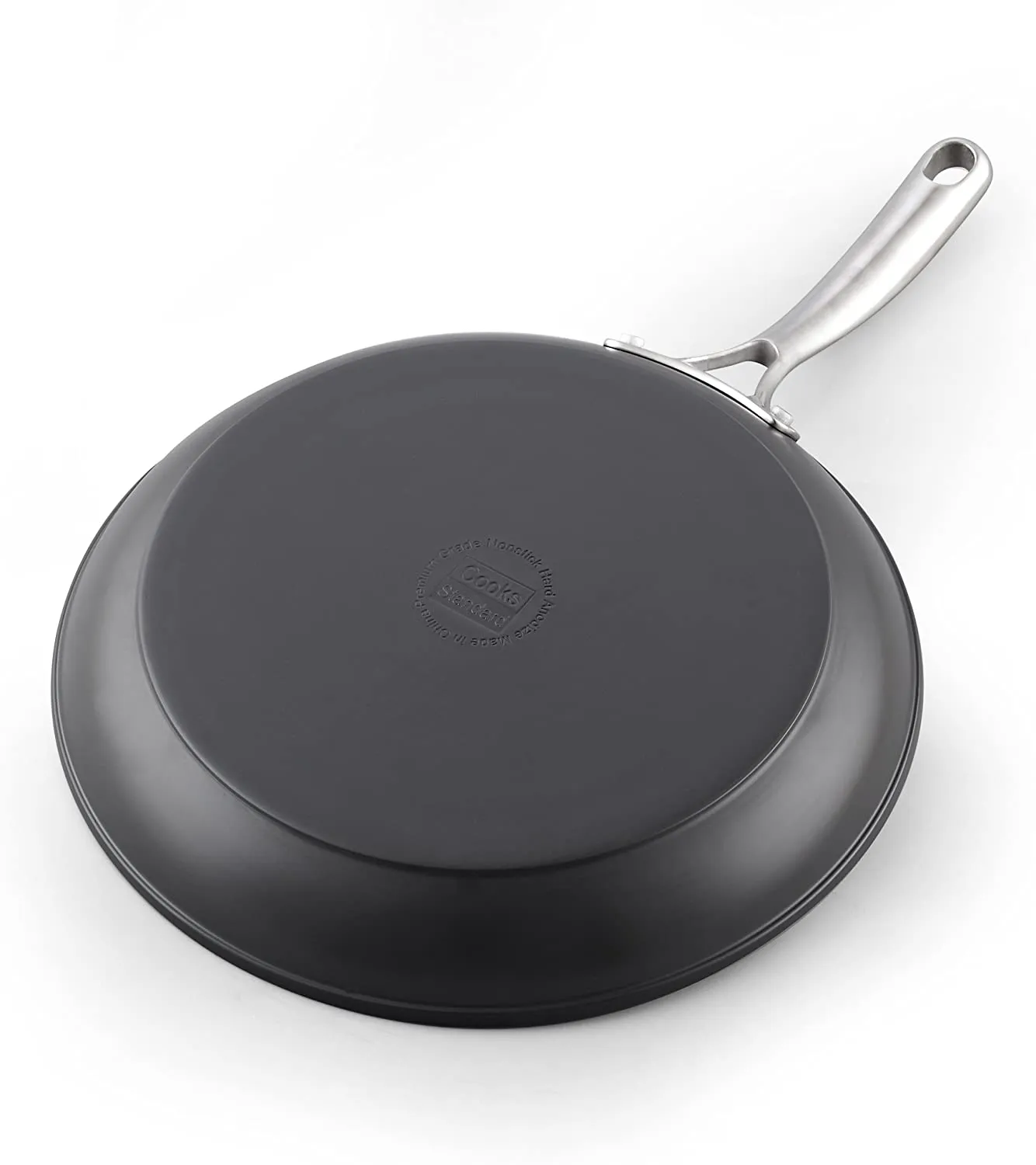 Cooks Standard Frying Omelet Pan, Classic Hard Anodized Nonstick 12-Inch/30cm Saute Skillet Egg Pan, Black