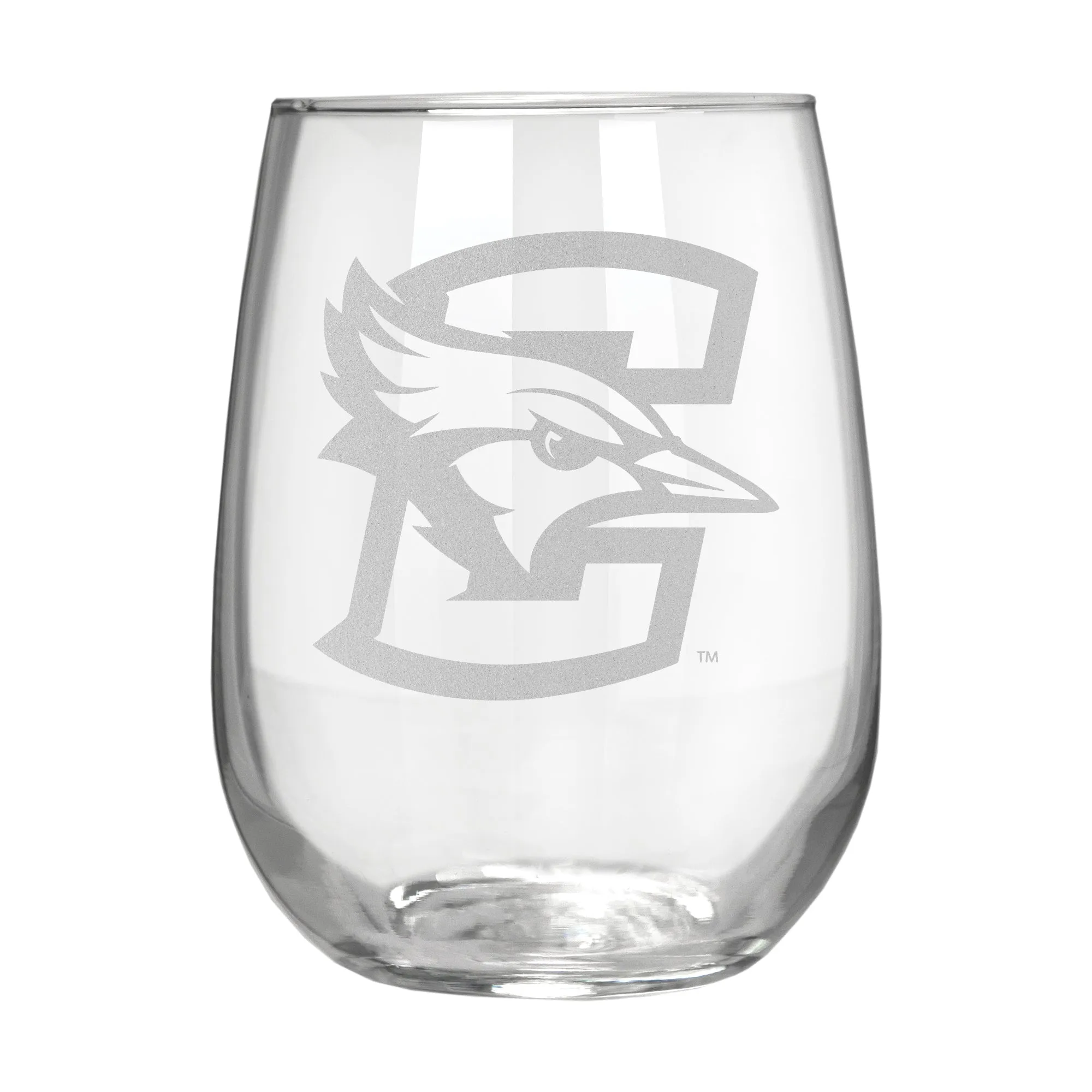 Creighton Bluejays 17 oz. Stemless Wine Glass