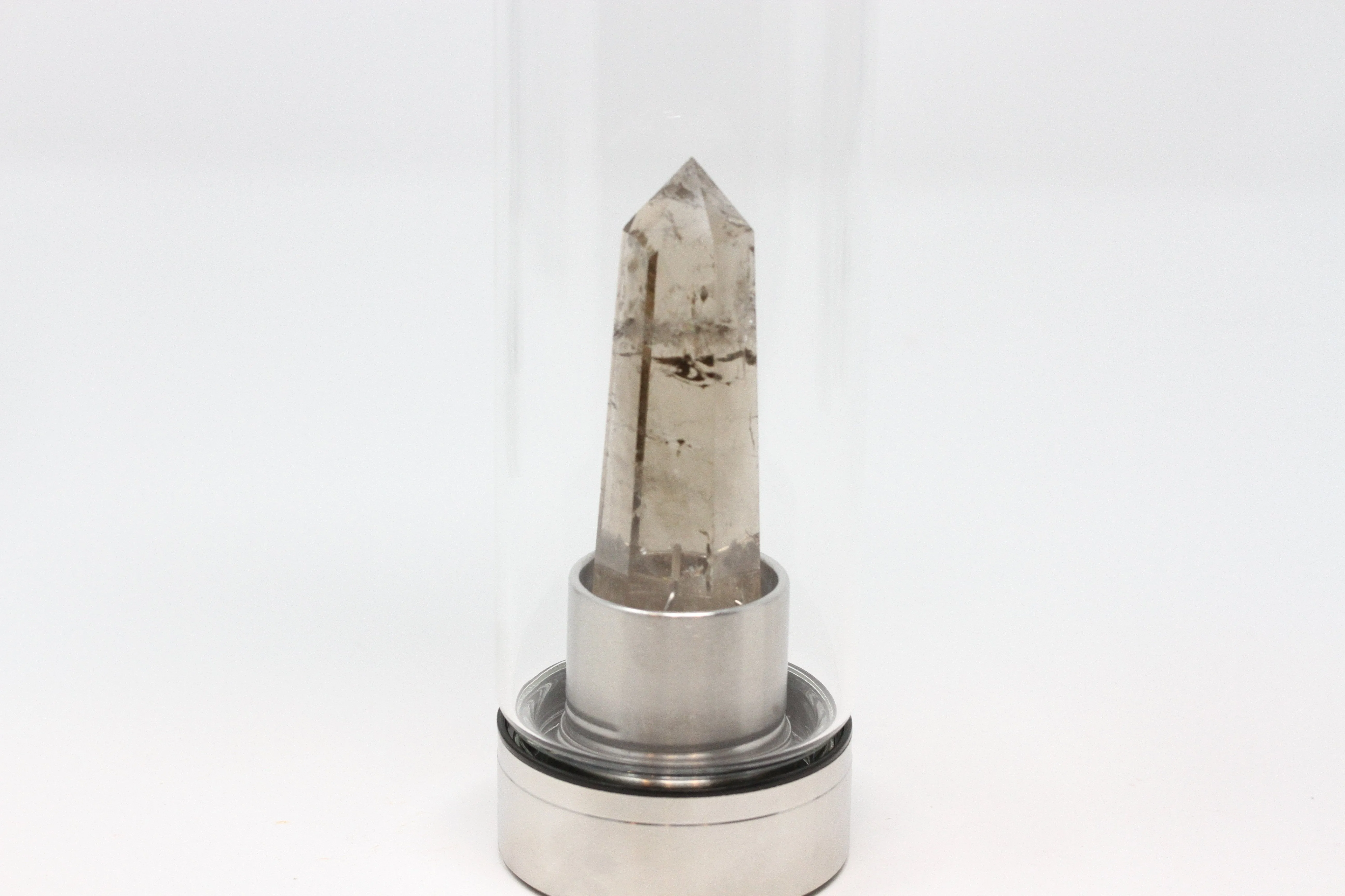 Crystal Wand Water Bottle- Natural Stone