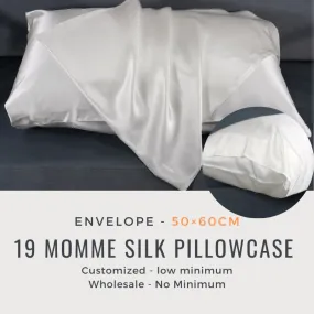 Custom Wholesale Silk Pillowcase 19 Momme Envelope Closure - 50×60cm