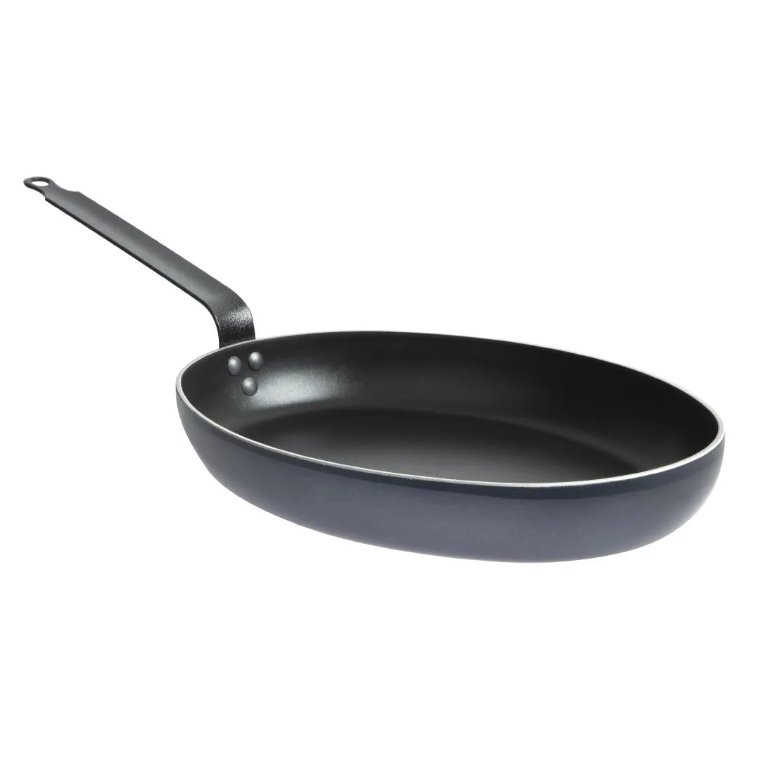 CX535 Matfer Bourgeat Classe Chef Non-Stick Aluminium Oval Fish Frying Pan 360mm