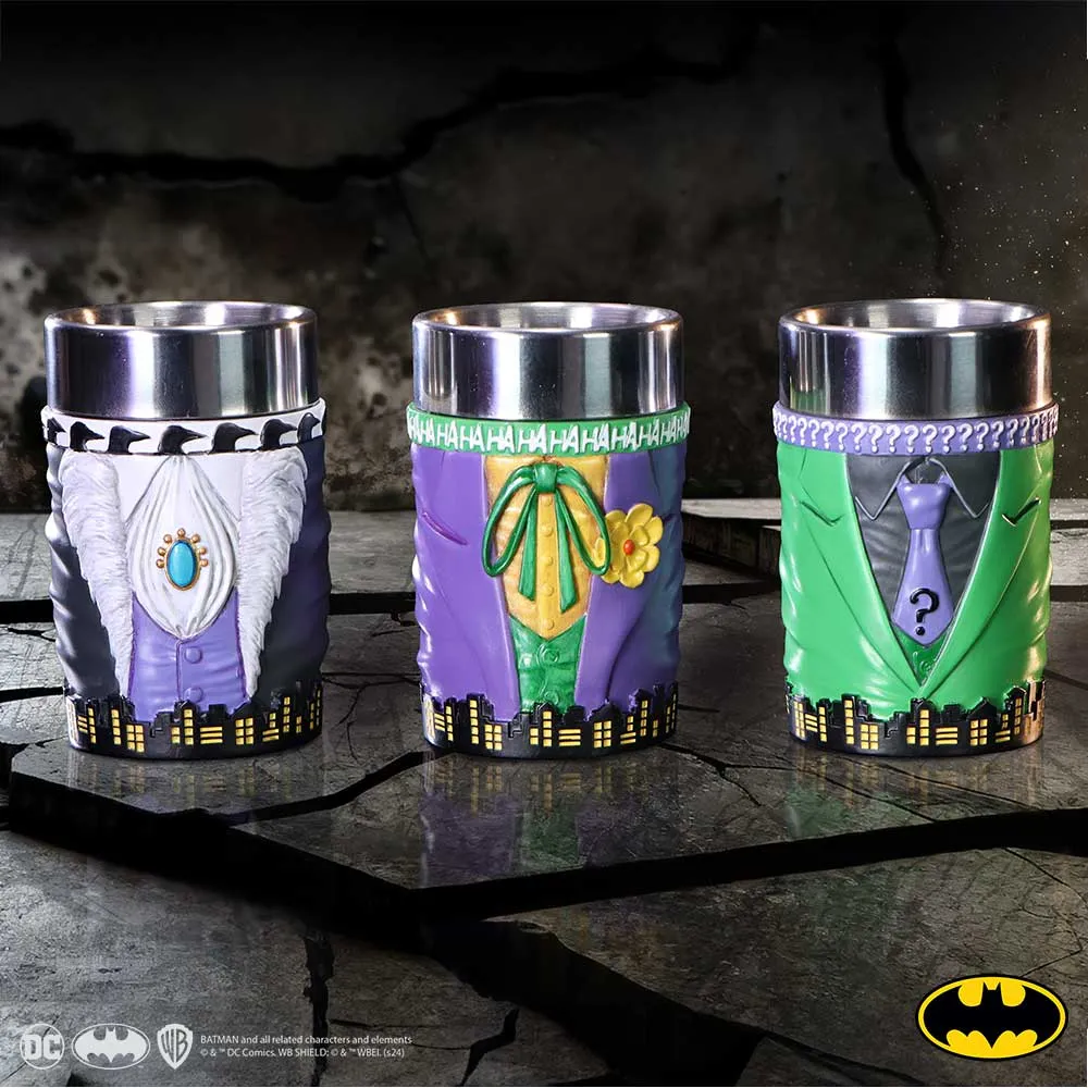 DC Batman Villain Mini Cup Set - Joker, Riddler and Penguin