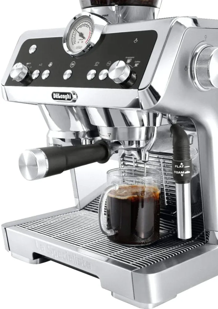 De'Longhi - La Specialista Espresso Machine with 19 bars of pressure and Milk Frother - Stainless Steel