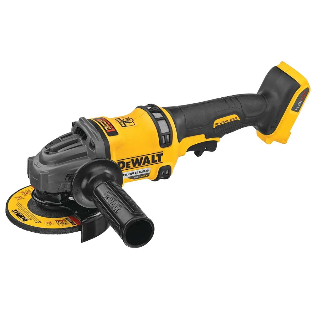 DeWALT DCG418B 60V MAX FLEXVOLT 4-1/2" - 6" Cordless Grinder w/ Kickback Brake