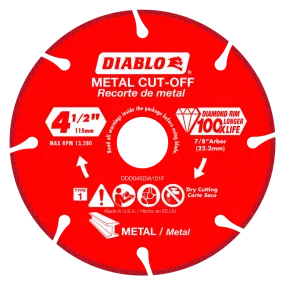 Diablo | 4-1/2" Diamond Metal Cut-Off Disc