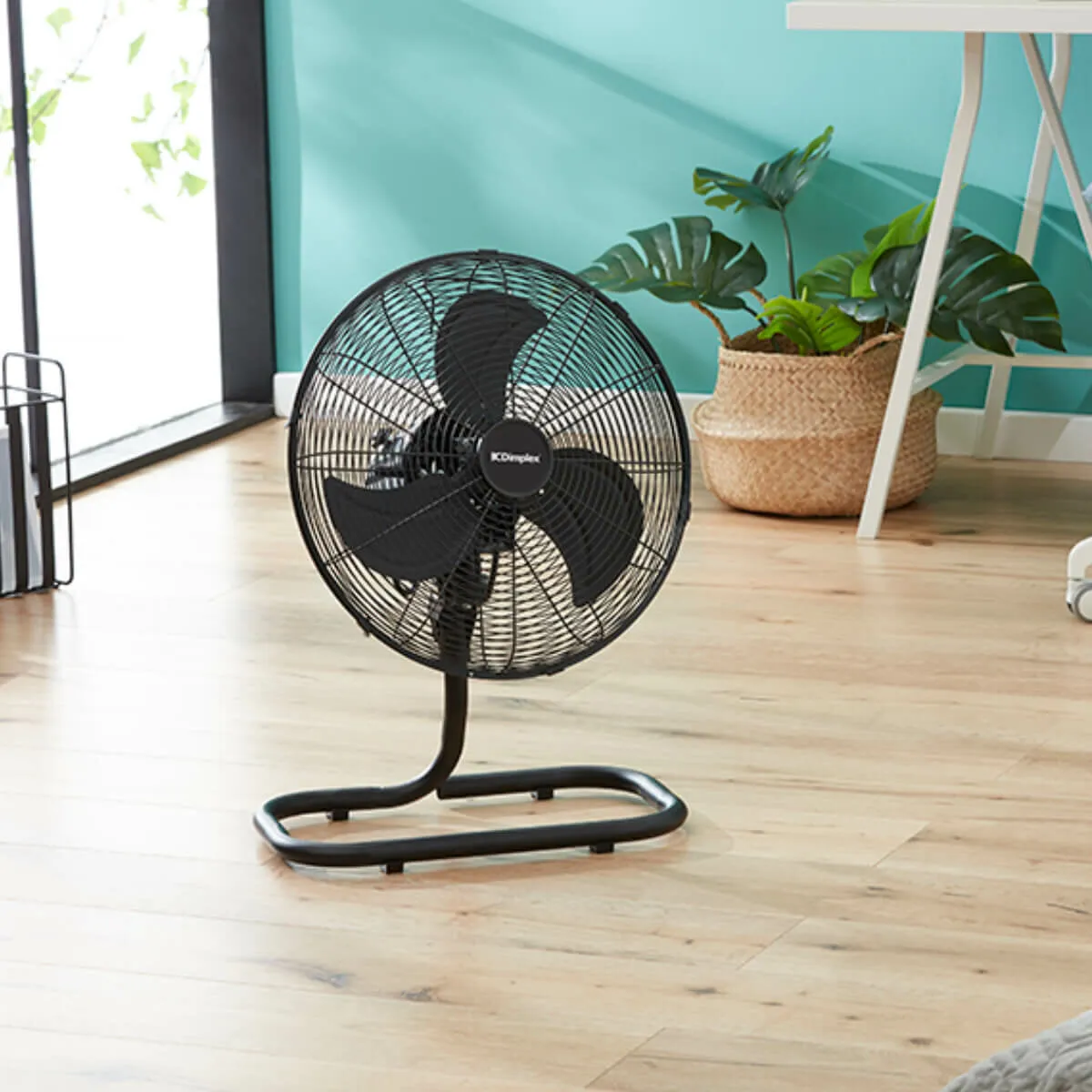 Dimplex 50cm High Velocity Oscillating Floor Fan DCFF50MBK