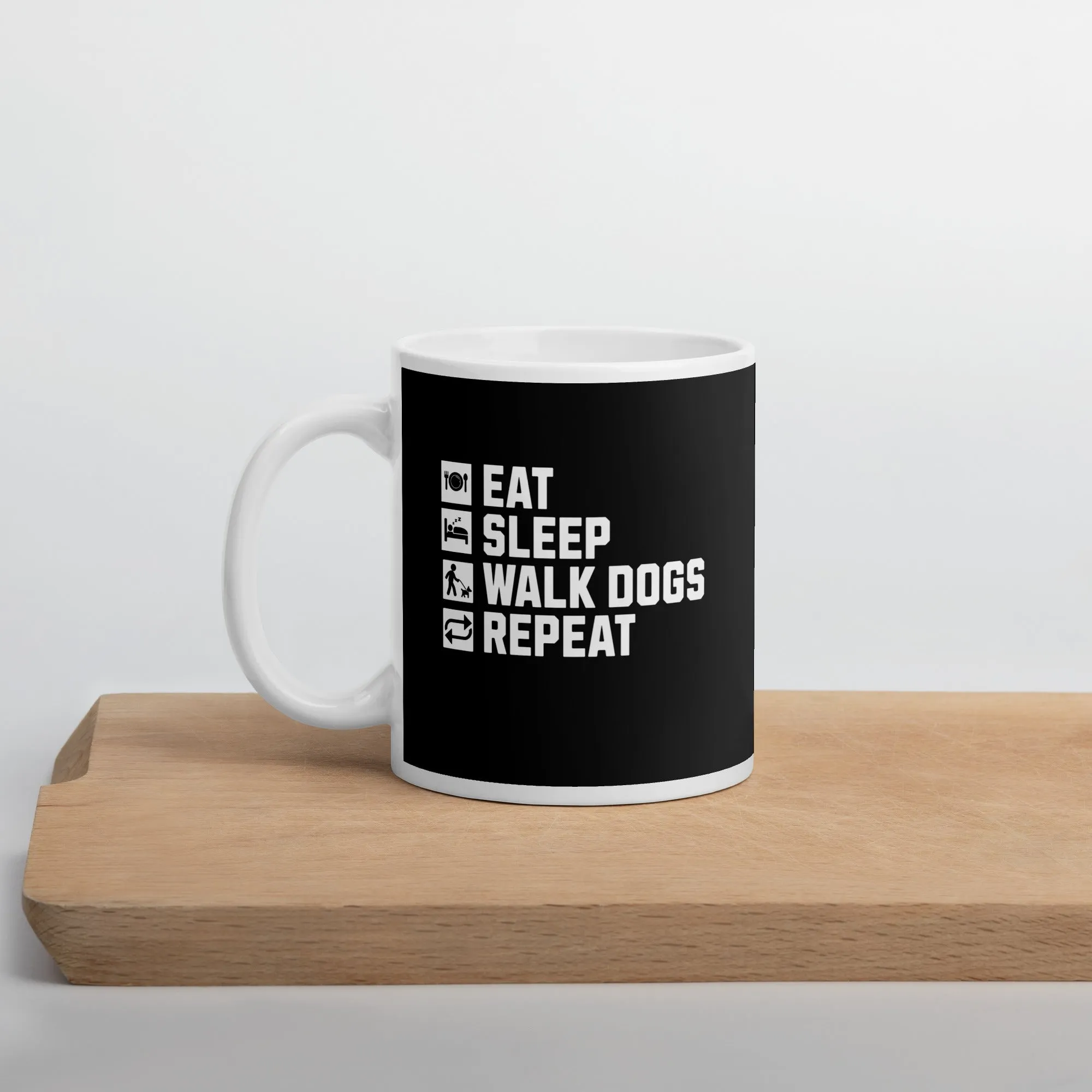 Dog Mug - Eat Sleep Dog Walk Repeat Coffee Mug