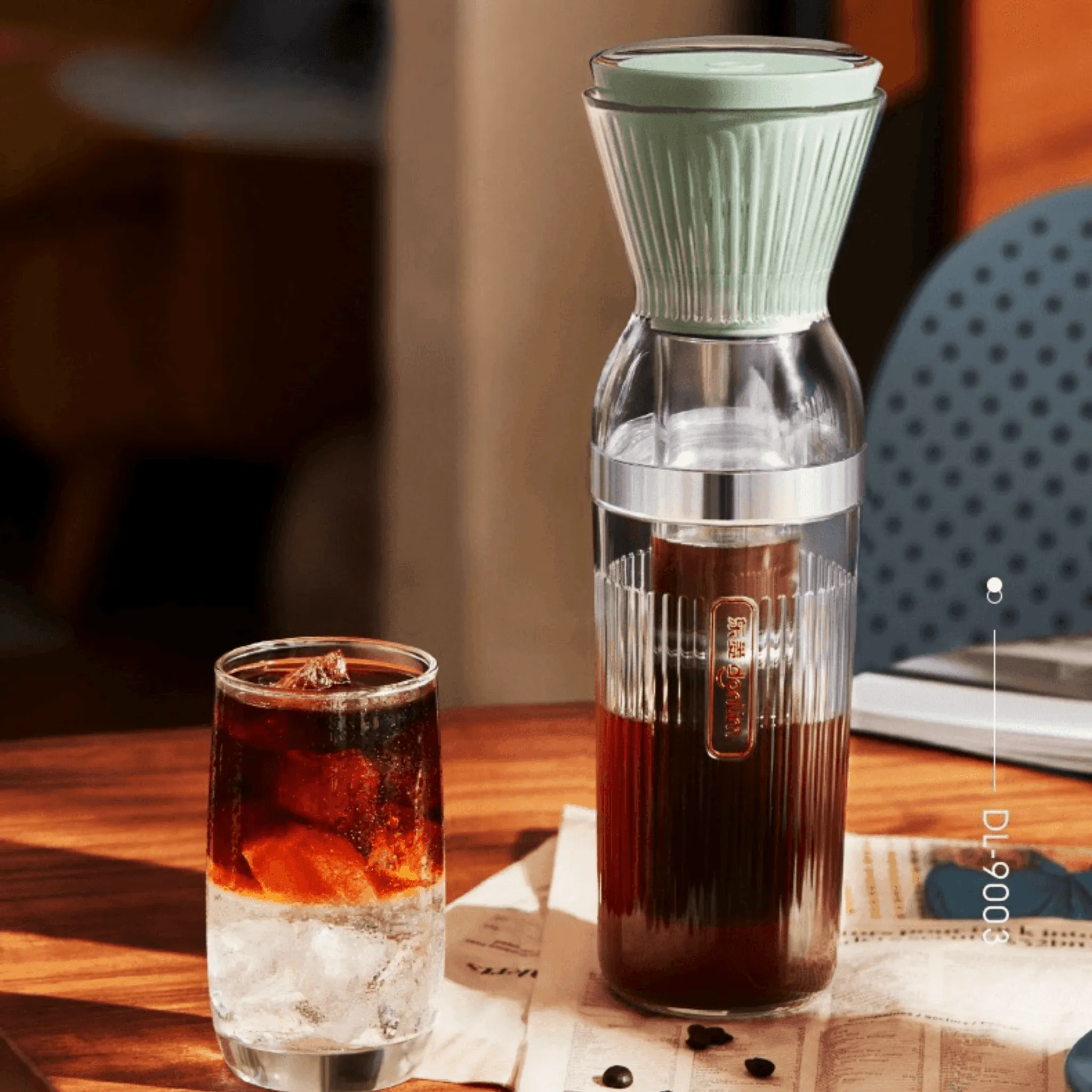 Donlim Cold Brew Coffee and Tea Maker DL-9003 | Quick 350ml Extraction Cup