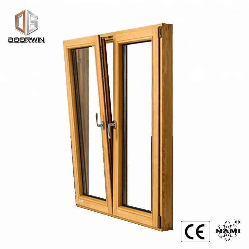 DOORWIN 2021Windows aluminium wood window fans for casement used sunroomby Doorwin on Alibaba