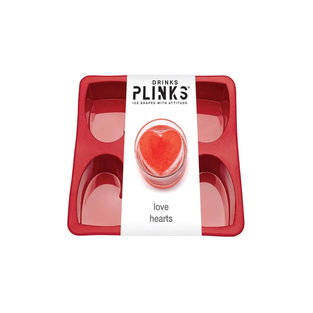 Drinks Plinks Heart Ice Mould Tray