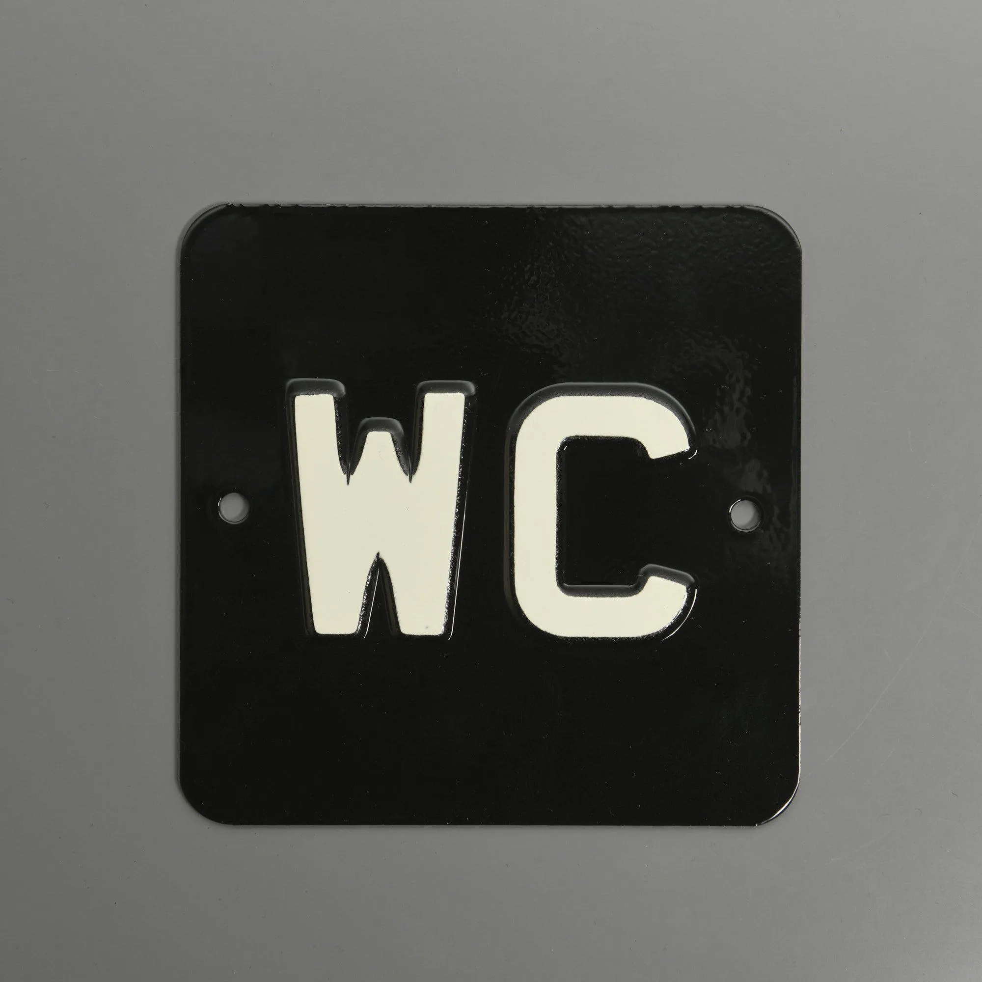 Enamel WC Sign