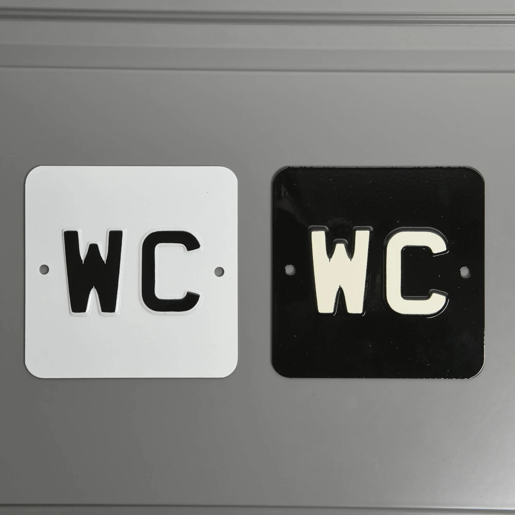 Enamel WC Sign