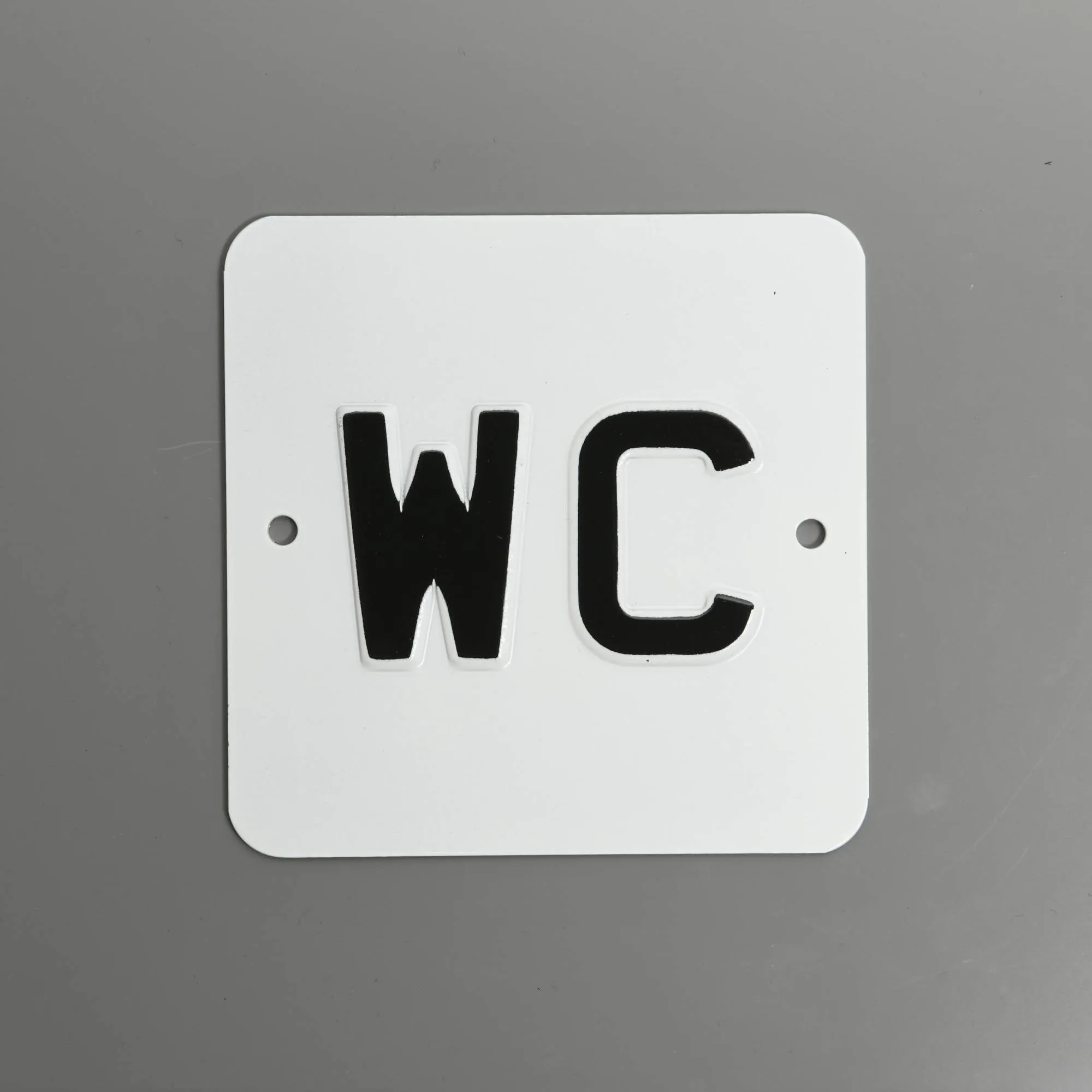 Enamel WC Sign