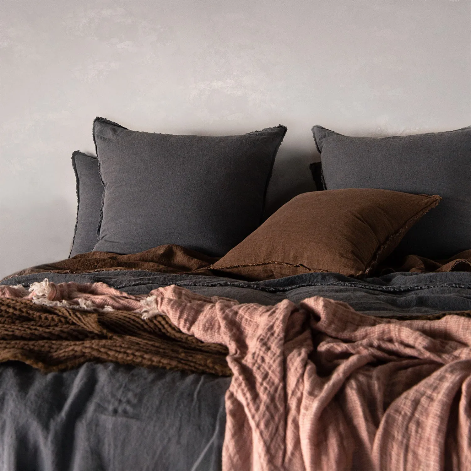 Flocca European Linen Pillowcase - Tempest