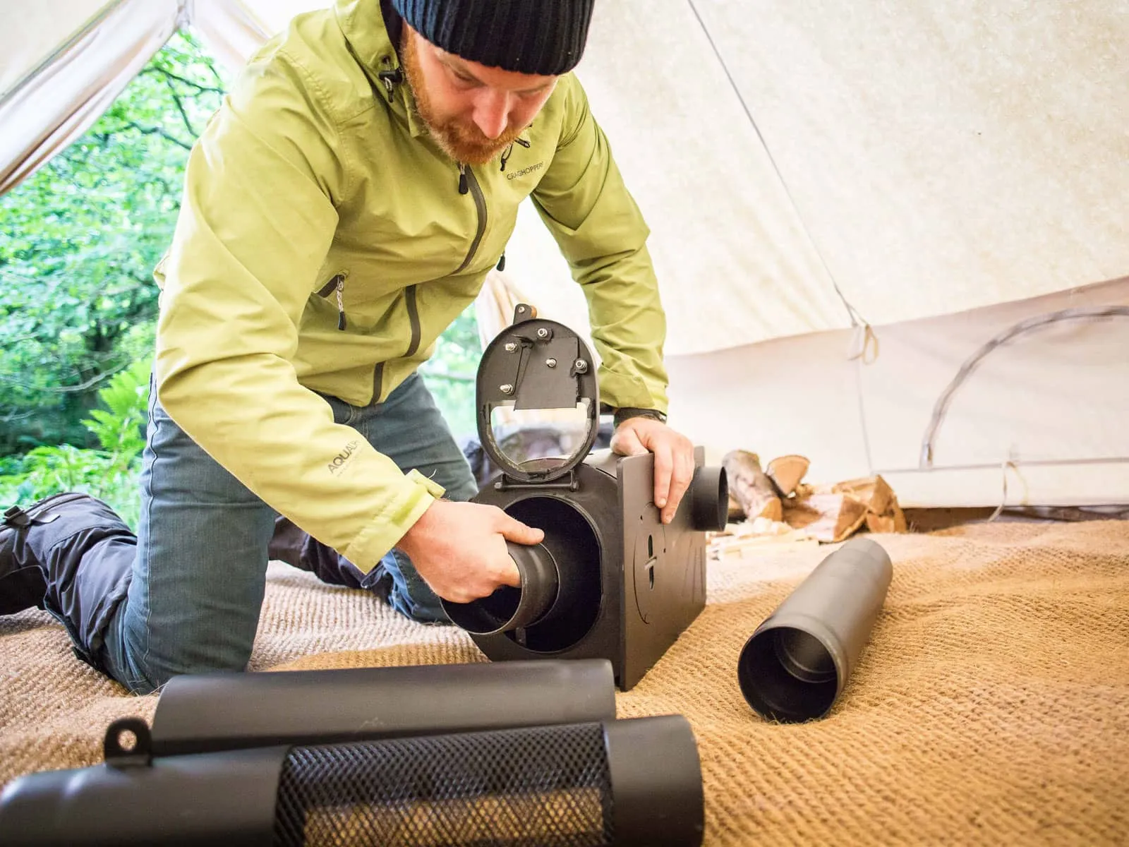 Frontier PLUS Stove with FREE Bell Tent Flashing Kit