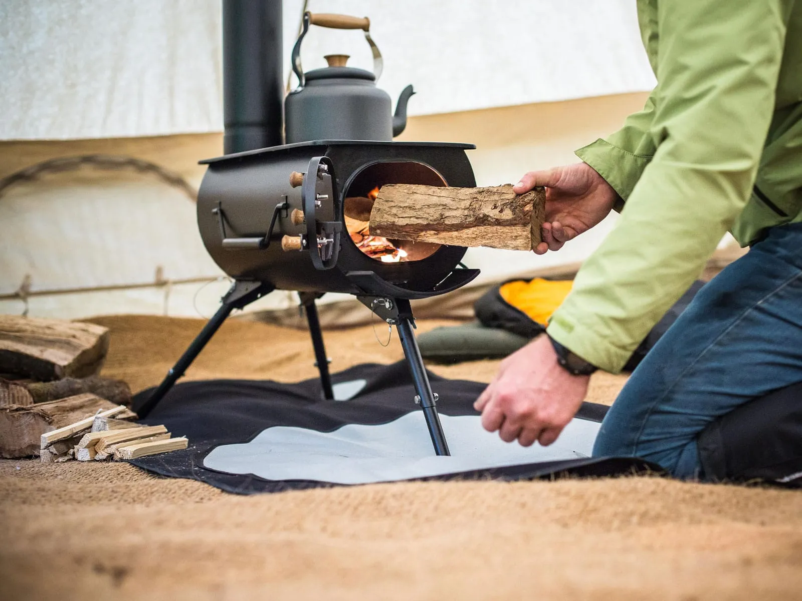 Frontier PLUS Stove with FREE Bell Tent Flashing Kit