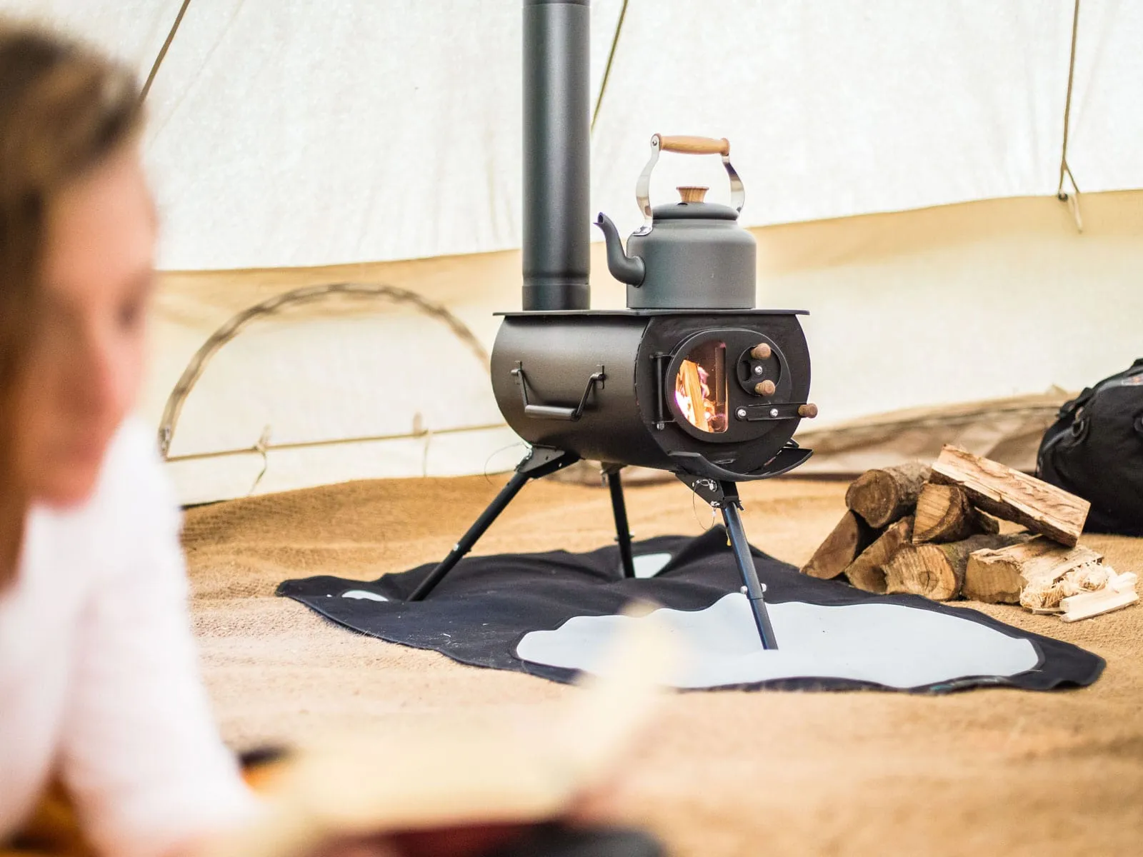 Frontier PLUS Stove with FREE Bell Tent Flashing Kit