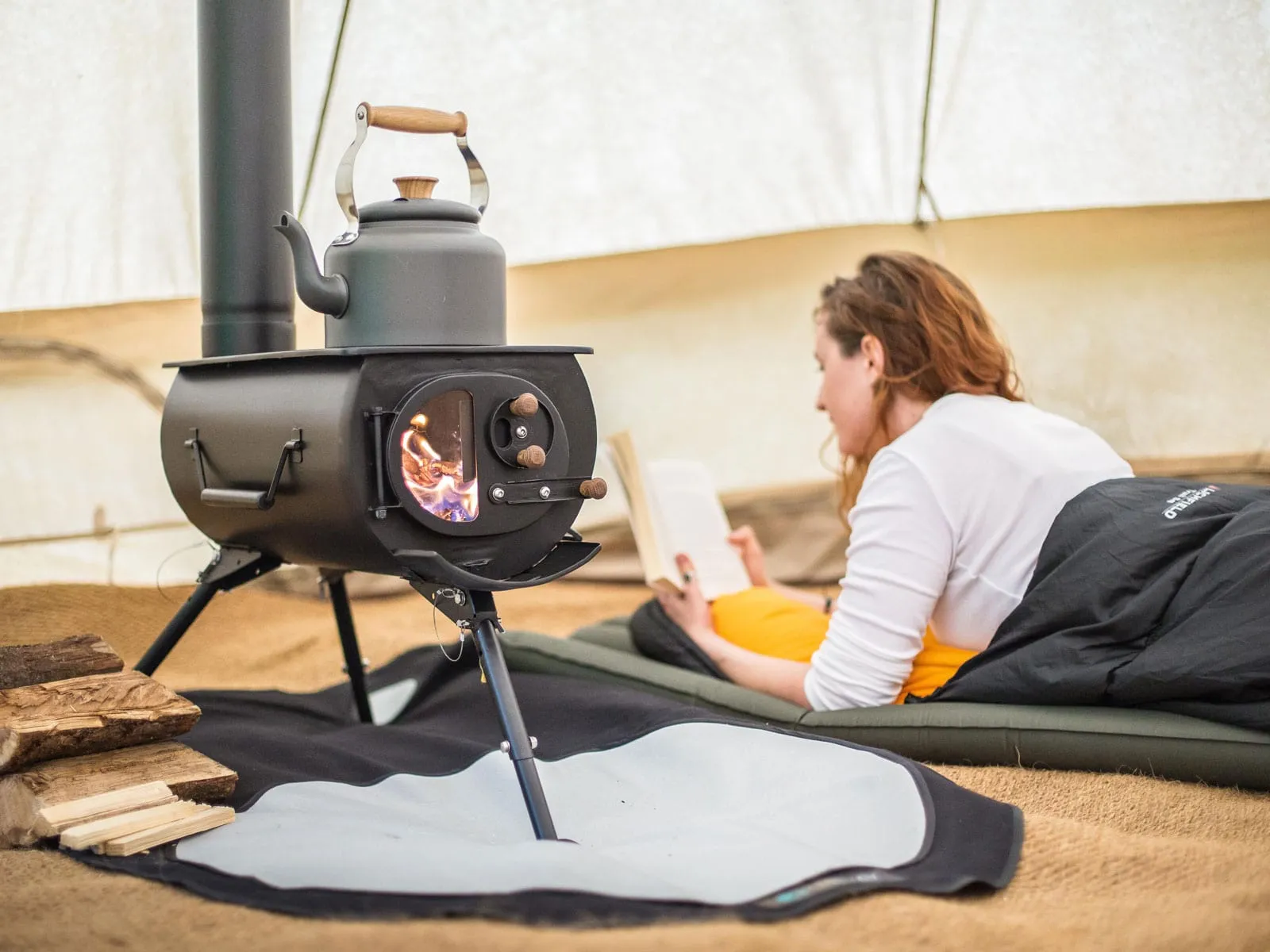 Frontier PLUS Stove with FREE Bell Tent Flashing Kit