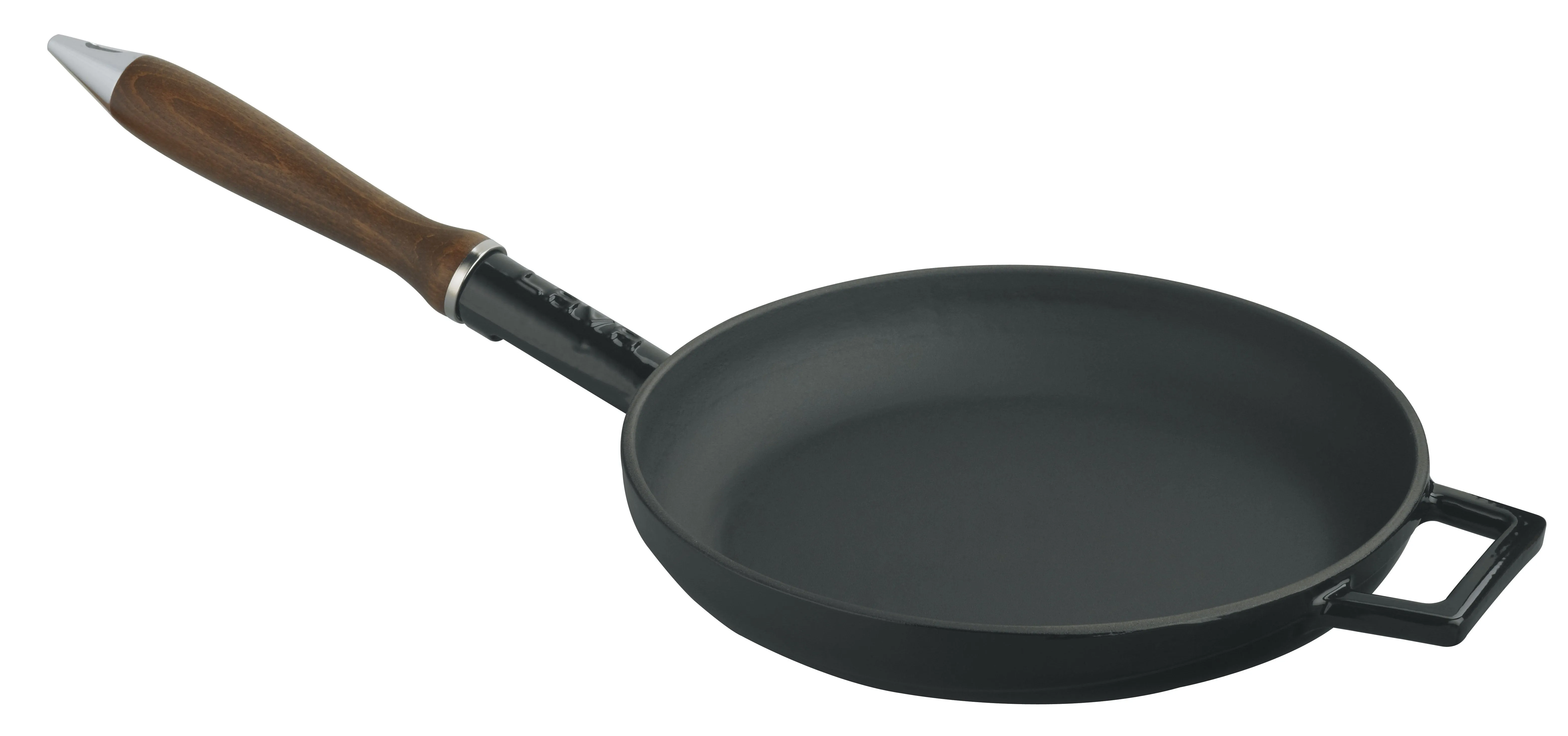 FRYING PANS W/ WOODEN HANDLE