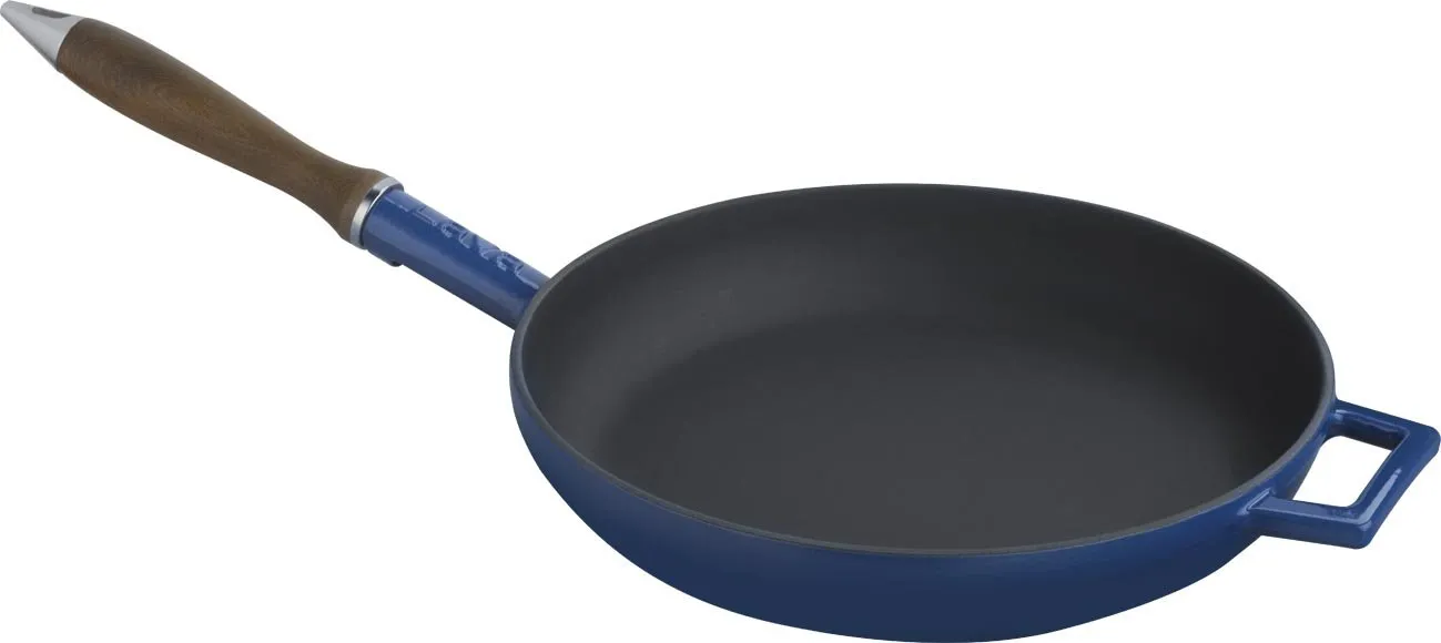 FRYING PANS W/ WOODEN HANDLE