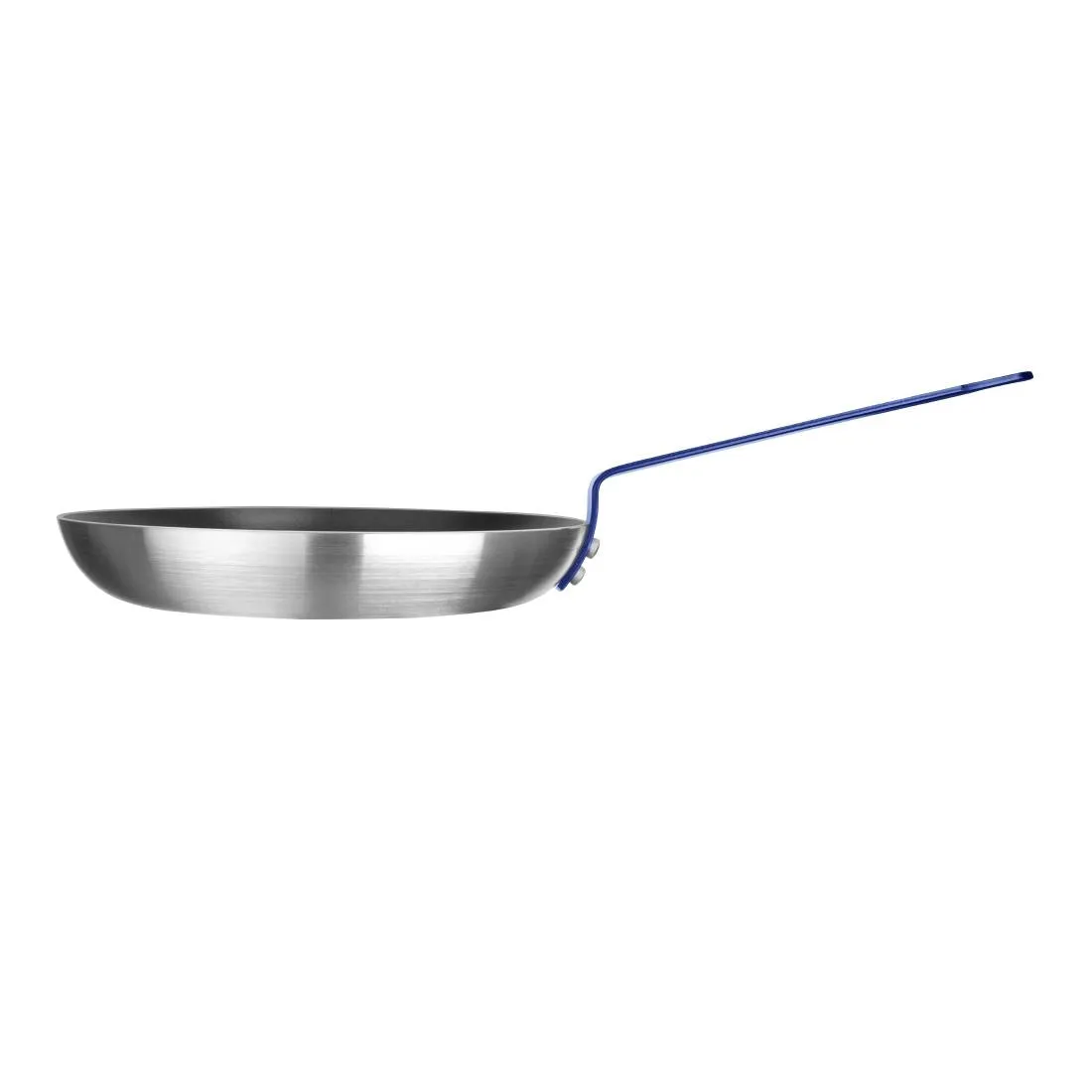 FX136 Hygiplas Non-Stick Teflon Aluminium Platinum Plus Frying Pan with Blue Handle 280mm