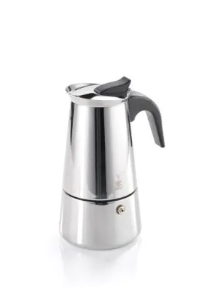 Gefu 16140 Manual Coffee Maker Moka Pot Stainless Steel