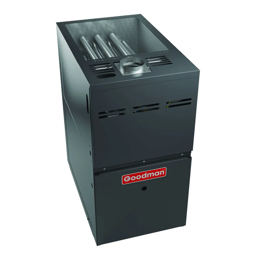 Goodman 80% AFUE 100,000 BTU 2-Stage Low NOx Gas Furnace - Upflow/Horizontal - 2,000 CFM