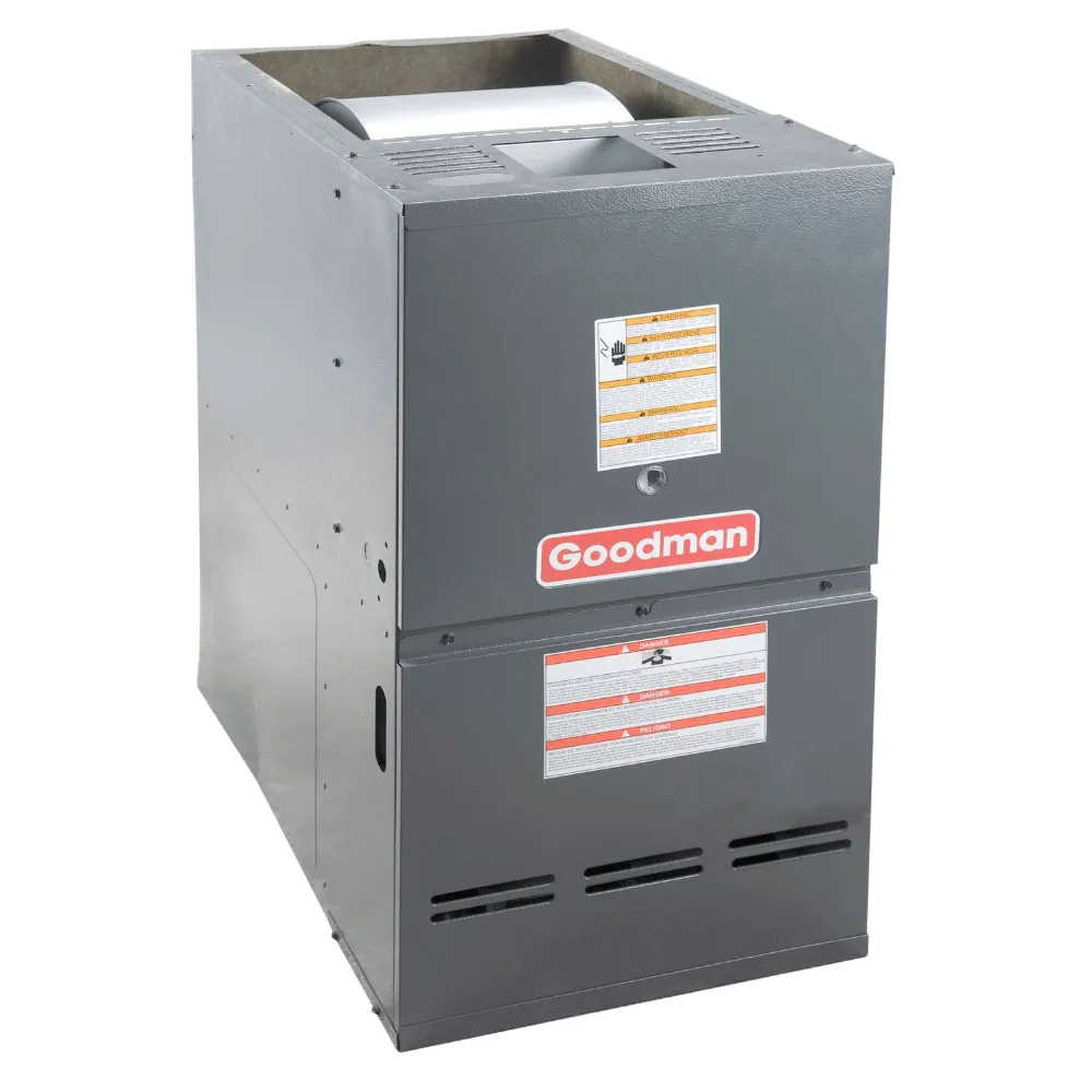 Goodman 80% AFUE 60,000 BTU 2-Stage Low NOx Gas Furnace - Downflow/Horizontal - 14" Cabinet