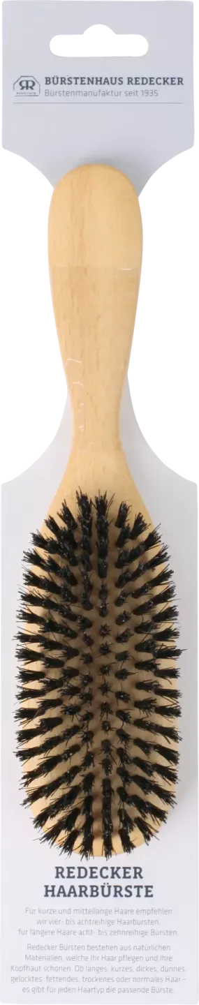 Hairbrush boar hair bristles