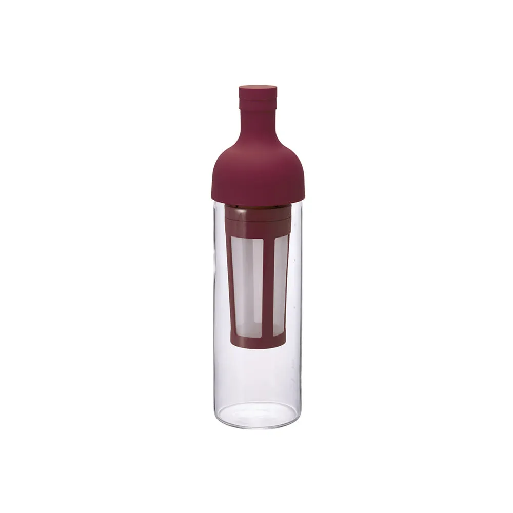 Hario Cold Brew Coffee Filter in Bottle (Cranberry Red)