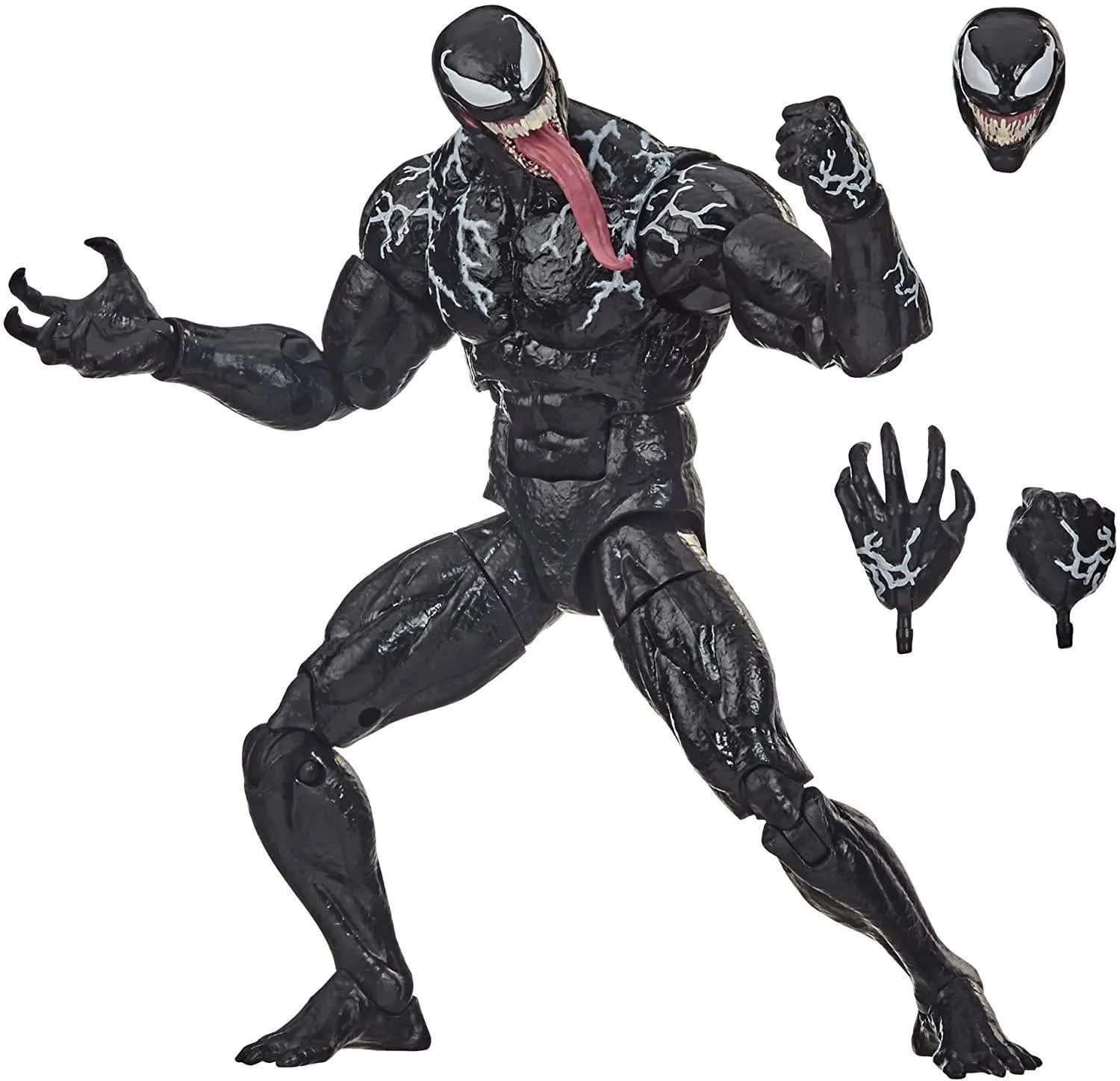 Hasbro Marvel Legends Series Venom 6-inch Collectible Action Figure Venom Toy, Premium Design and 3 Accessories