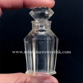 Hexagon Perfume Bottle with Cork Silicone Mold (Hollow Inside) | Miniature Dollhouse Potion Bottle Making | Kawaii UV Resin Crafts (27mm x 51mm)