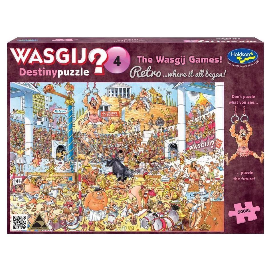 Holdson Puzzle - Wasgij Retro Destiny 4, 500XL pc (The Wasgij Games)