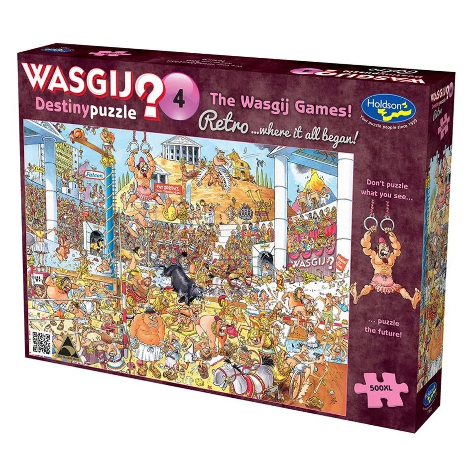 Holdson Puzzle - Wasgij Retro Destiny 4, 500XL pc (The Wasgij Games)