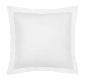 Hotel Deluxe European Tailored Pillowcase White