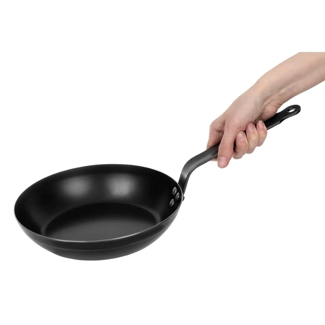 HP597 De Buyer Black Iron Frying Pan 24cm