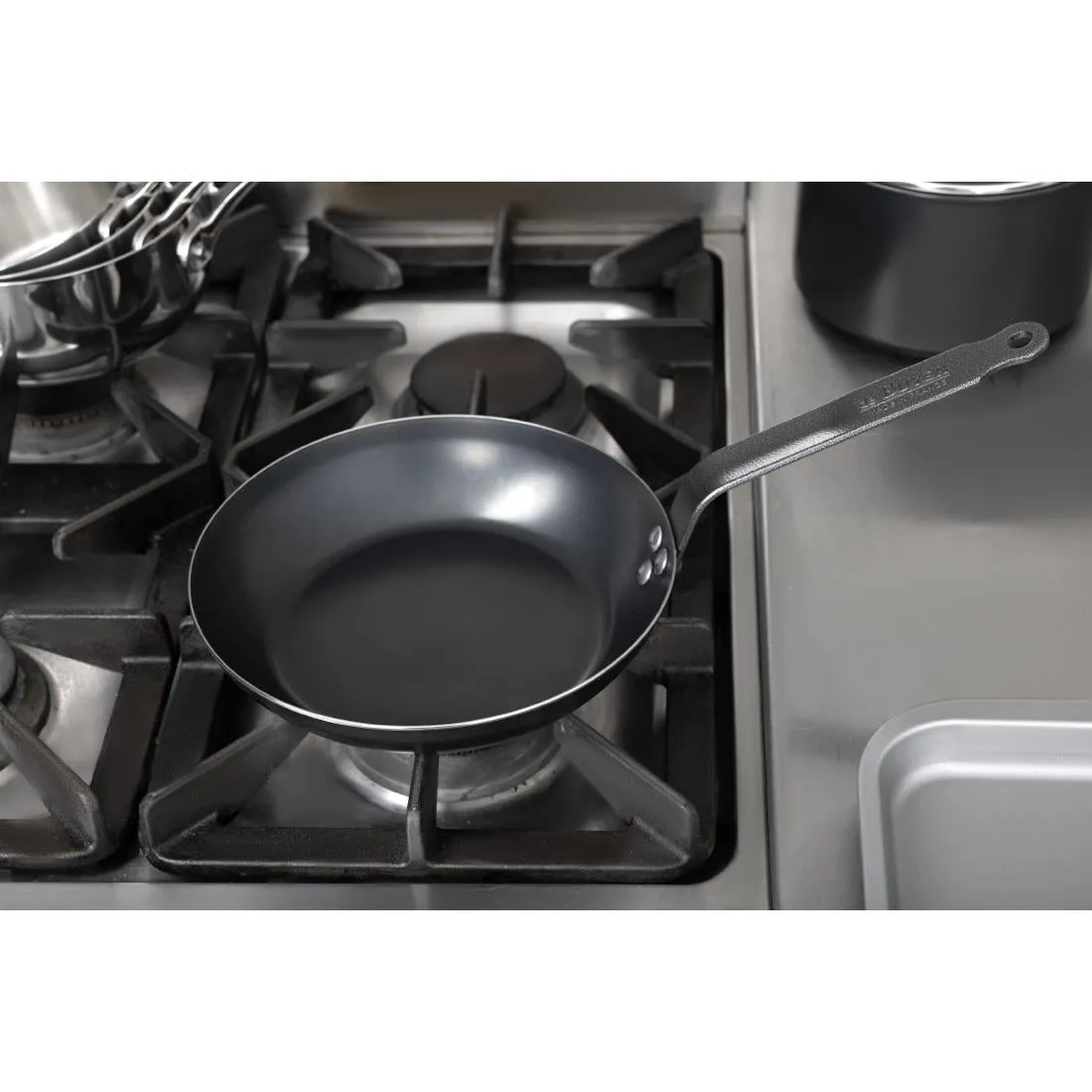 HP597 De Buyer Black Iron Frying Pan 24cm