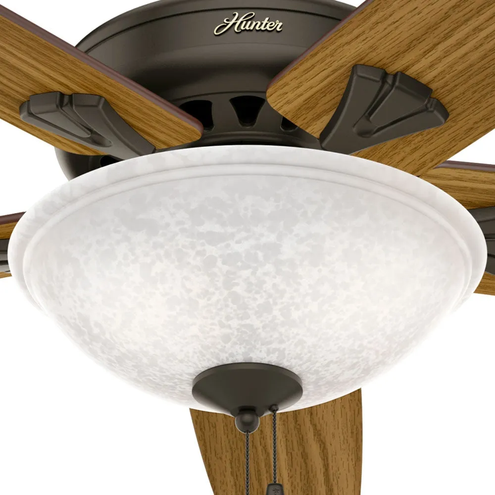 Hunter 70 inch Stockbridge Ceiling Fan with LED Light Kit and Pull Chain