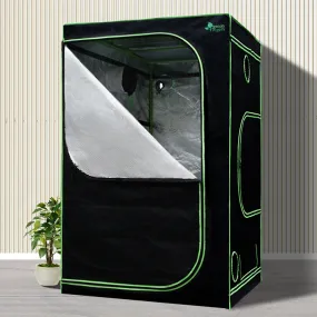 Hydroponic Grow Tent Aluminium Foil Lining Seed Plant Growing Room Easy Install 1.2M