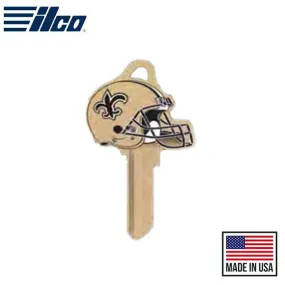 Ilco - NFL TeamKeys - Helmet Edition - Key Blank - New Orleans Saints - SC1 (5 Pack)